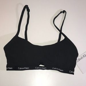 COPY - Calvin Klein Strappy Black Bralette Size Medium